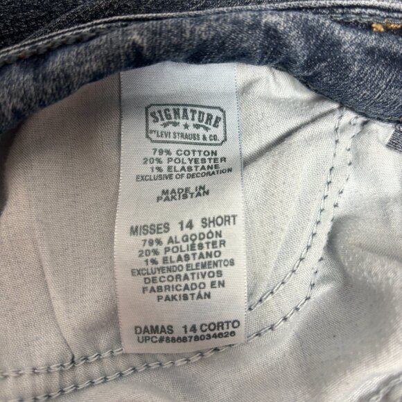Levi Strauss & Co. Signature "The Skinny" - Size 14 Short - 1495 - Picture 4 of 4